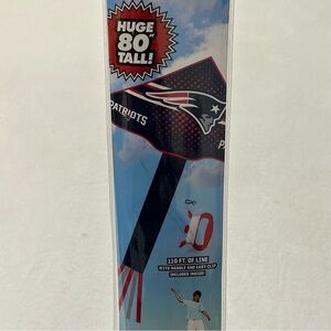 New England Patriots NFL Football Kites 80" Tall Premium Outdoor Nylon Team Kite